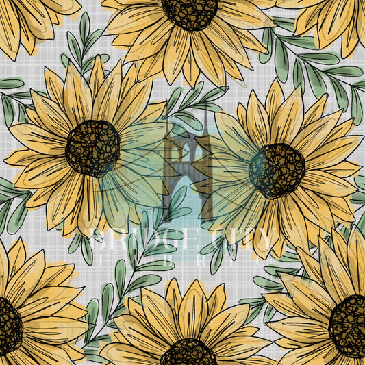 Sketchy Sunflower