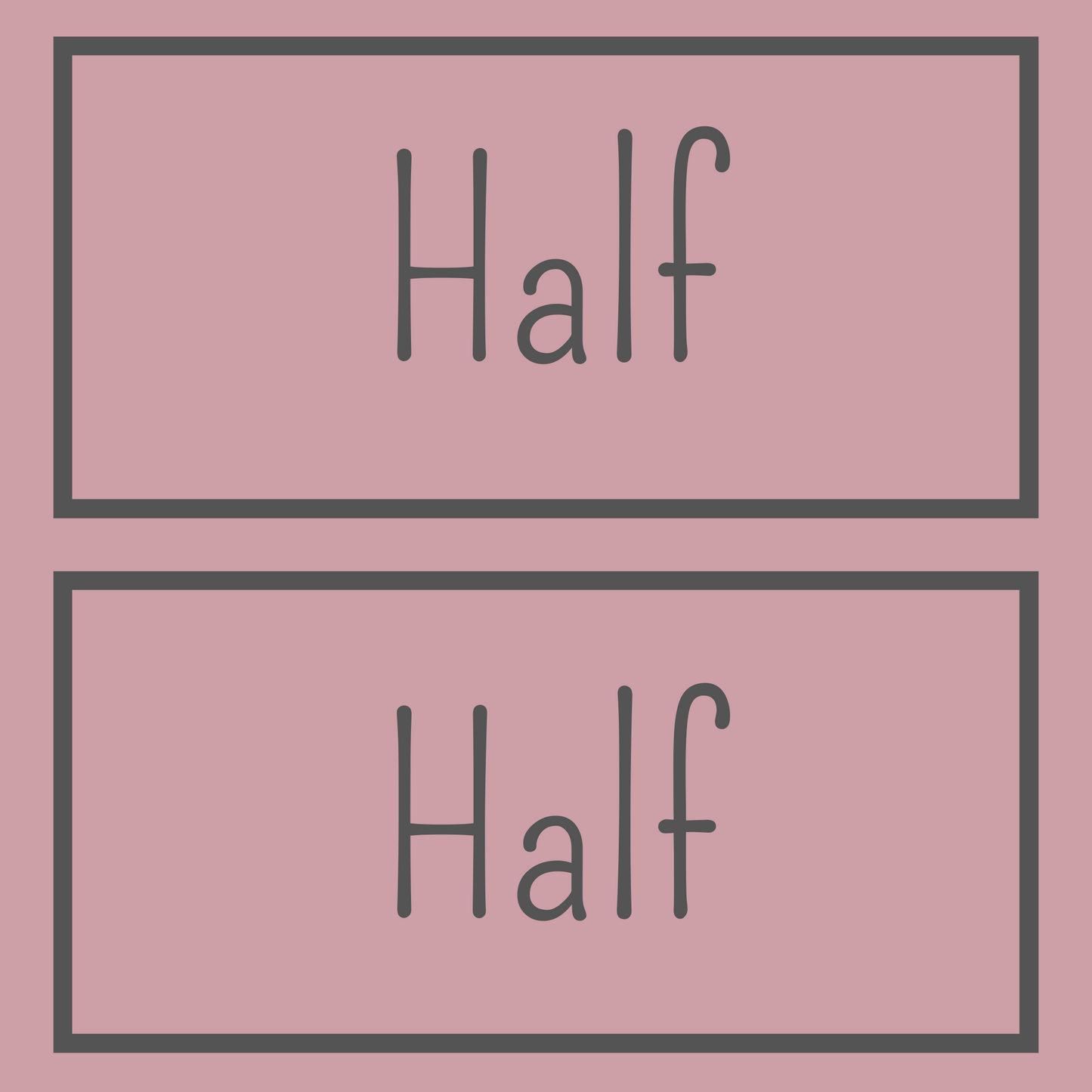 Half & Half Yard