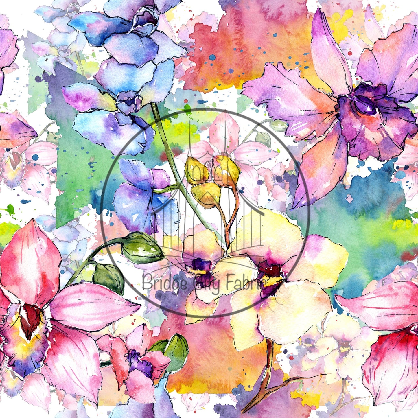 Bright Watercolor Floral