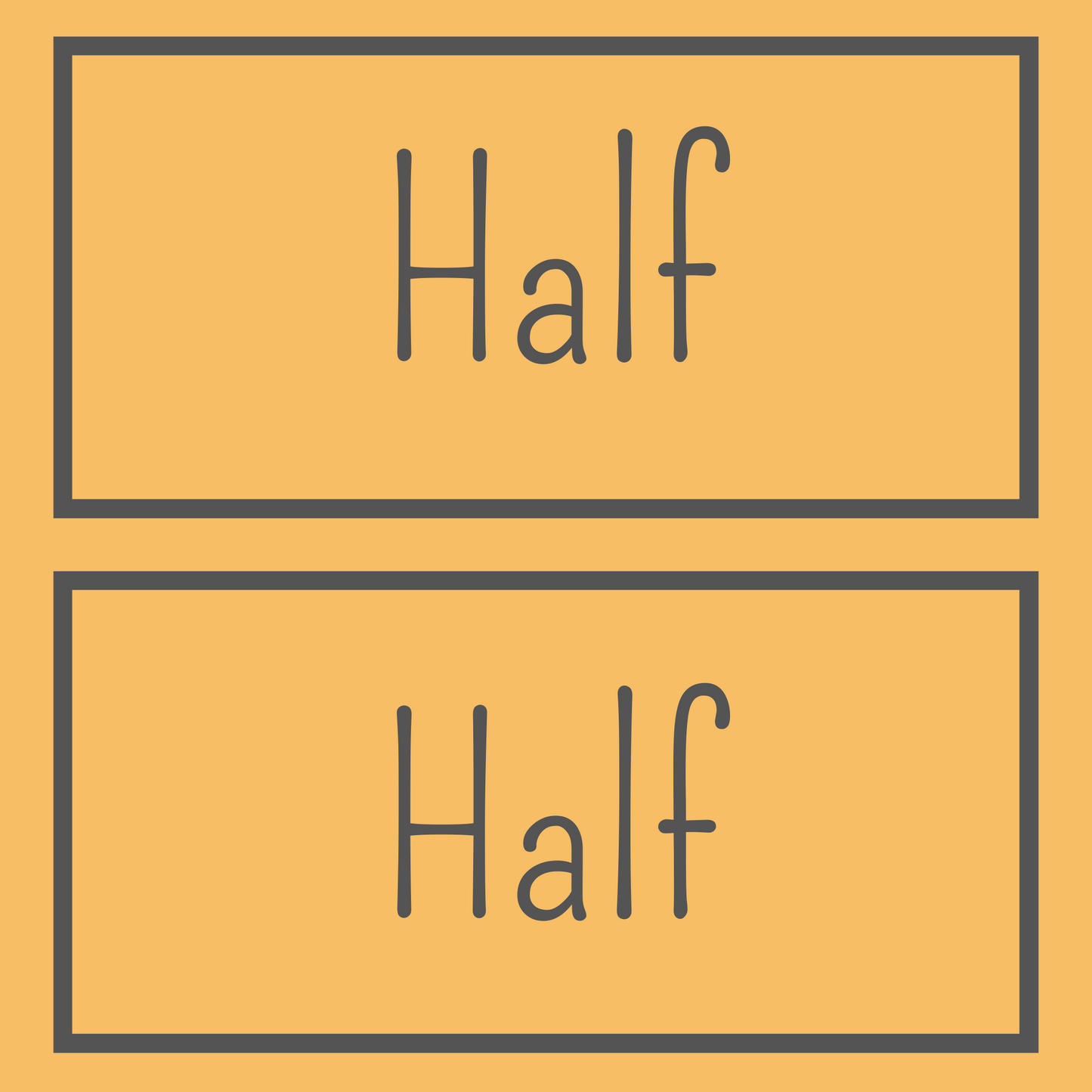 Half & Half Yard