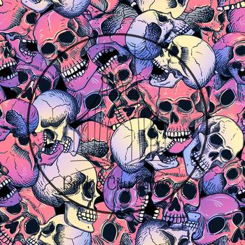 Pink Skulls 50